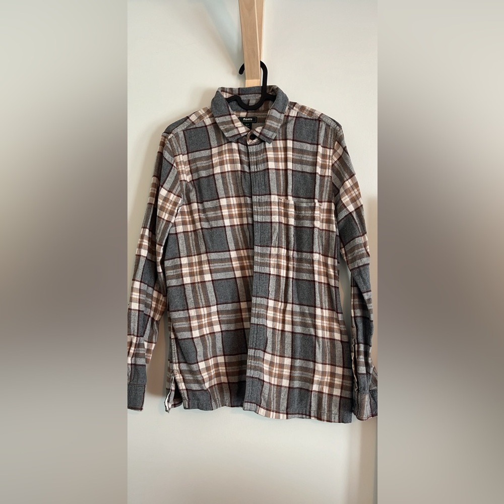 Roots flannel shirt